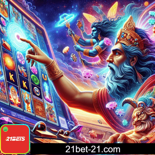 Imagem promocional do login da 21BET